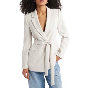 nordstrom rack, Open Edit Curator Crepe Tie Blazer