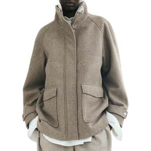 h&m, H&M Funnel-Collar Coat