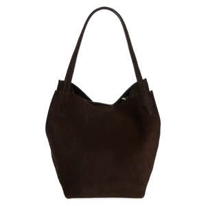 Madewell The Shopper Tote in Soft Grain Suede