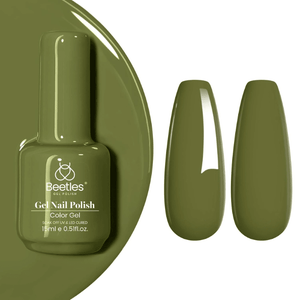 Beetles Olive Green Gel Nail Polish
