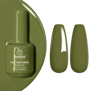 Beetles Olive Green Gel Nail Polish