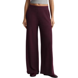 Beyond Yoga; Rest Day Waffle Wide Leg Pant