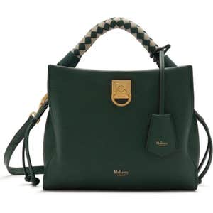 Mulberry Small Iris Leather Top Handle Bag