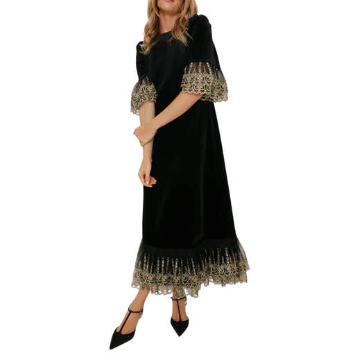 tuckernuck, Pomander Place Velvet Lillith Dress