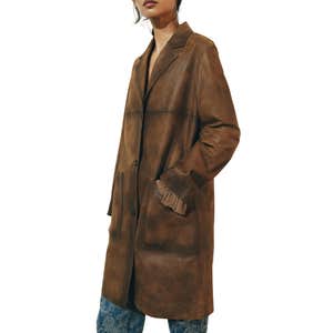 zara, ZARA Limited Edition Zw 100% Leather Coat