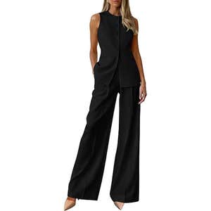 amazon, PRETTYGARDEN 2 Piece Set Business Casual Outfits