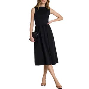 spanx, SPANXsmooth Jersey High Neck Midi Dress