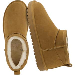 amazon, CUSHIONAIRE Hip 2 Genuine Suede Ankle Boots