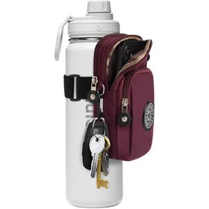 amazon, Bottle Pouch Gym Water Caddy with Phone Holder