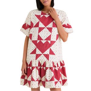 tuckernuck, Sea New York Dorothy Patchwork T-Shirt Dress