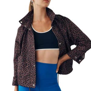 anthropologie, Daily Practice Funnel Neck Jacket