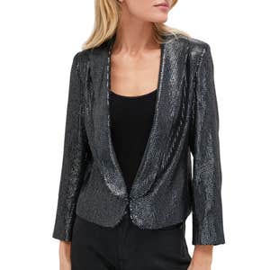Tuckernuck Sequin Cropped Zana Jacket