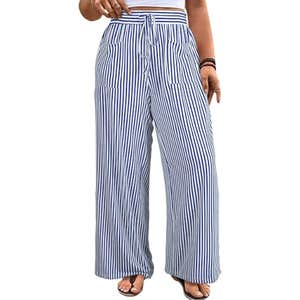 amazon, Eytino Plus Size Wide Leg Elastic High Waist Pants