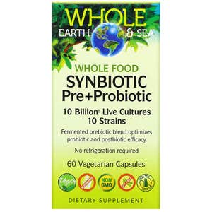 Natural Factors Whole Earth & Sea Whole Food Synbiotic Pre+Probiotic