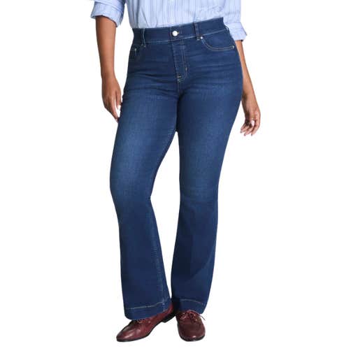 spanxshape everywear pull-on flare jeans
