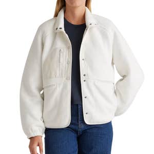 Quince Sherpa Snap Front Jacket