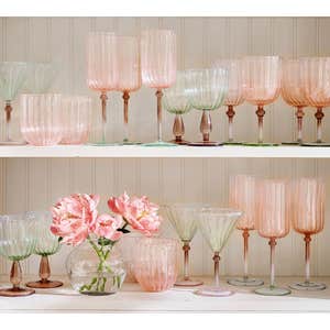 2 levels glassware collection set