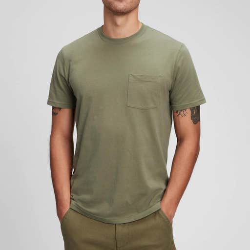 gap, Gap 100% Organic Cotton Pocket T-Shirt