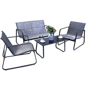 Kozyard Sofia 4 Pieces Patio Outdoor Conversation Set