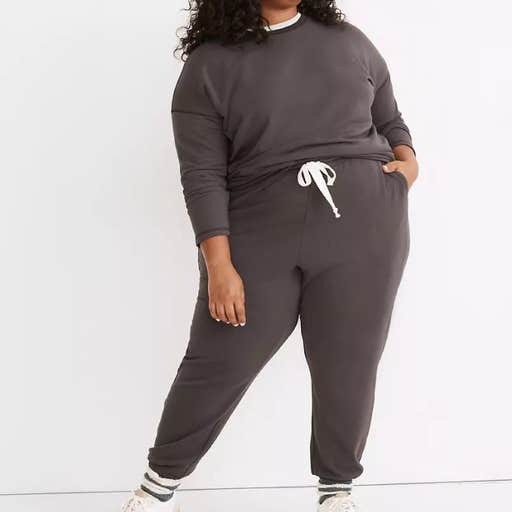 madewell, Madewell MWL Superbrushed Easygoing Sweatshirt And Sweatpants