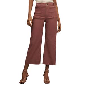 Maeve The Colette Cropped Wide-Leg Pants