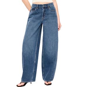 old navy, Old Navy The Arc Mid-Rise Barrel Jeans