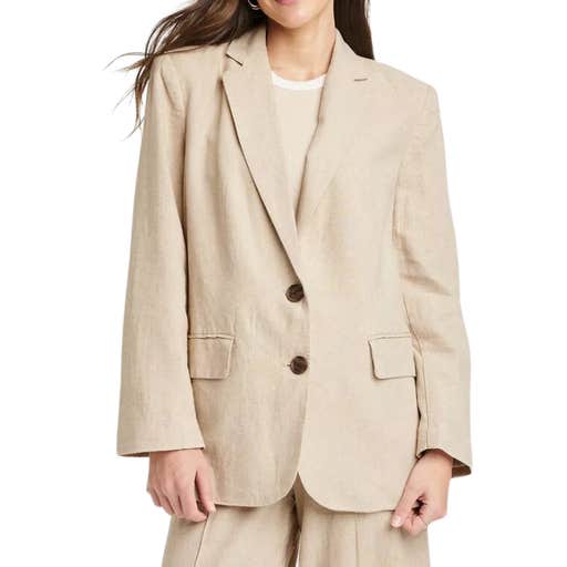 target, A New Day Linen Spring Blazer