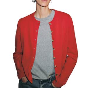 zara, Zara Cashmere And Wool Button-Up Jacket