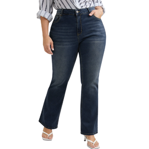 BloomChic Bootcut Very Stretchy Mid Rise Medium Wash Sculpt Waist Jeans