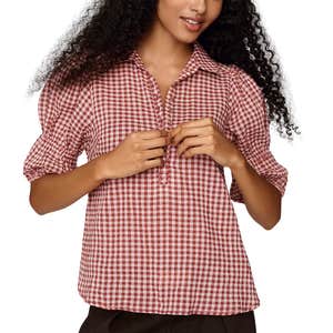 Anthropologie; Pilcro Tallulah Puff Sleeve Blouse