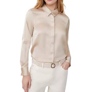 Ann Taylor Satin Essential Shirt