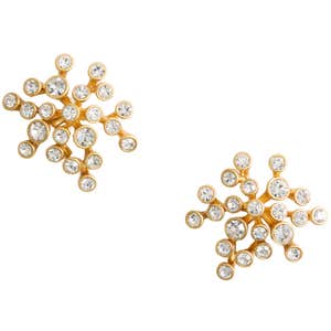 tuckernuck, Tuckernuck Jewelry Bezel Cluster Earrings