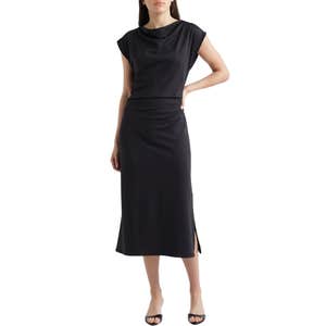 nordstrom, Maggy London Draped Midi Dress