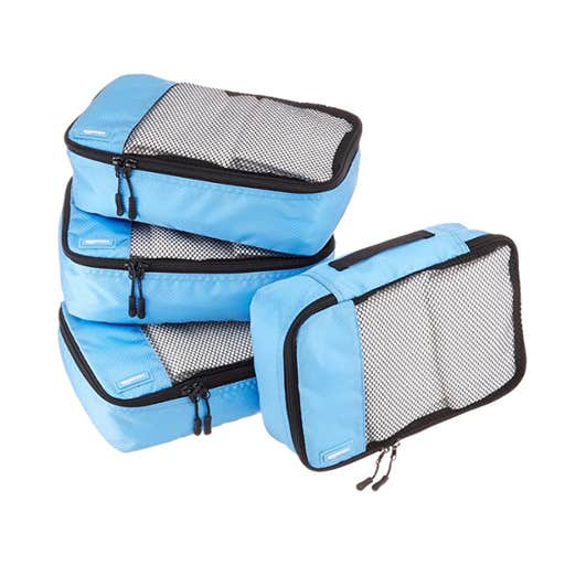amazon, Amazon Basics 4 Piece Packing Travel Organizer Cubes Set