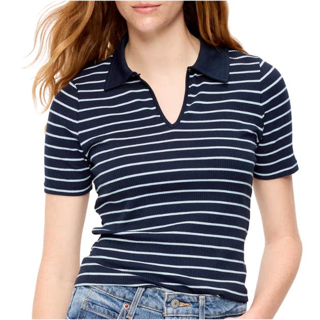 old navy, Old Navy Keyhole Polo Top