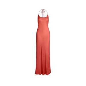 LONG HALTER DRESS