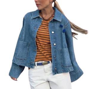 Zara CROPPED DENIM JACKET