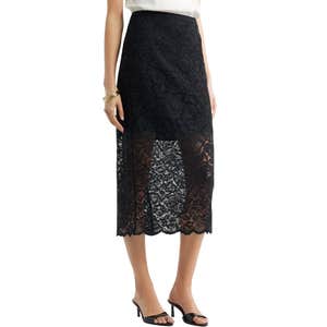 nordstrom, Nordstrom Lace Midi Skirt