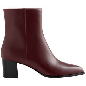 quince, Quince Italian Leather Heeled Ankle Boot