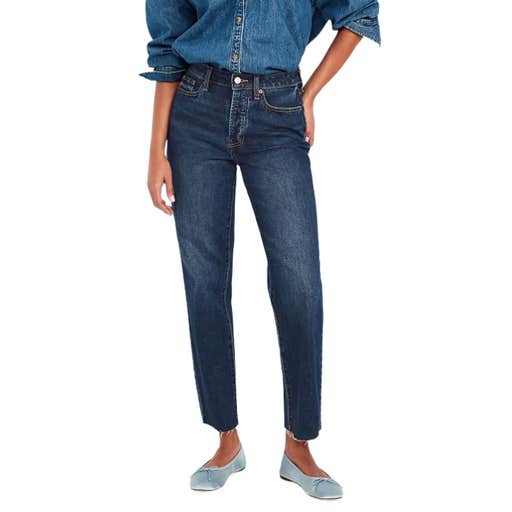 old navy, Old Navy High-Waisted OG Straight Ankle Jeans