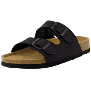 target, CUSHIONAIRE Lane Cork Footbed Sandals