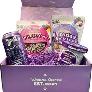 The Lazy Dog Cookie Co. Dog Treats Birthday Bundle Gift Box