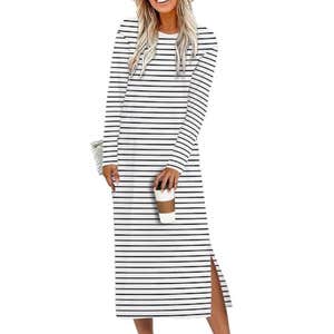 amazon, ANRABESS Long Sleeve Midi Dresses