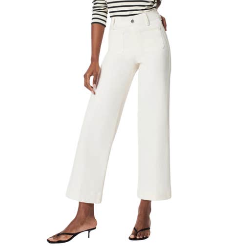 spanx, Spanx Cropped Wide-Leg Jean