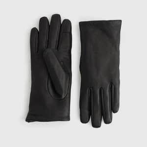Women's Cashmere Lined Leather Gloves