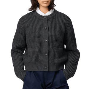 UNIQLO Waffle Knit Cardigan