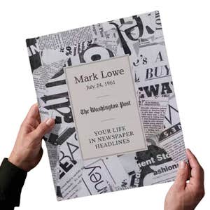 Your Life In Newspaper Headlines Customizable Book