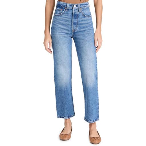 amazon, Levi's Ribcage Straight Ankle Jeans