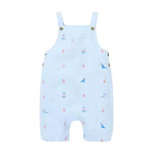 Janie and Jack Baby Nautical Dog Overall