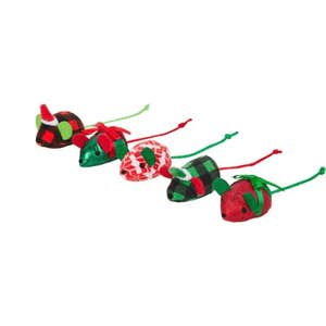 Frisco Holiday Mice Plush Cat Toy with Catnip